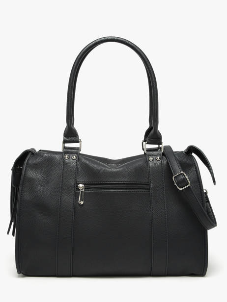 Schoudertas A4 Formaat Grained Miniprix Zwart grained F8533 ander zicht 2